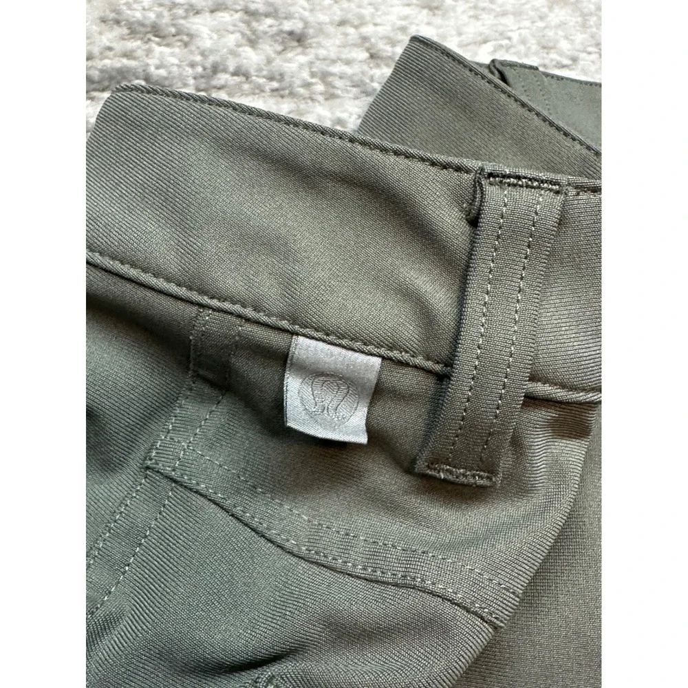 Lululemon Commission Pant Men 32 Green Slim Fit Warpstreme Chino Trousers